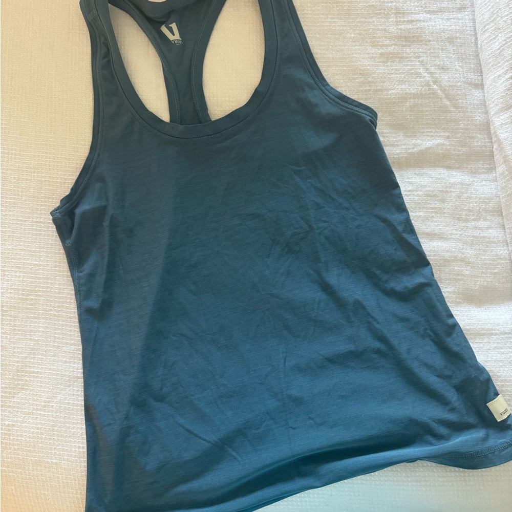 NWOT Vouri Teal Racerback Tank- Small